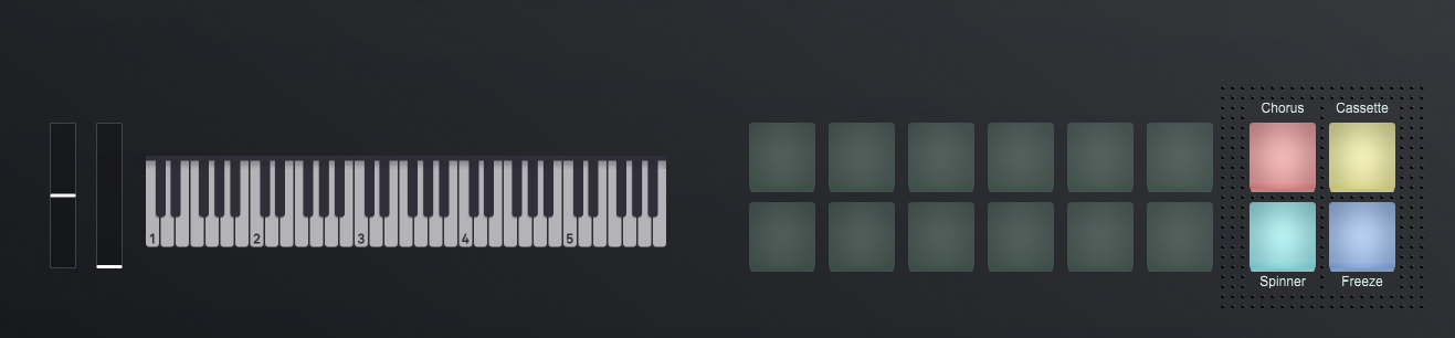 Bebop Brain — interactive device, keyboard