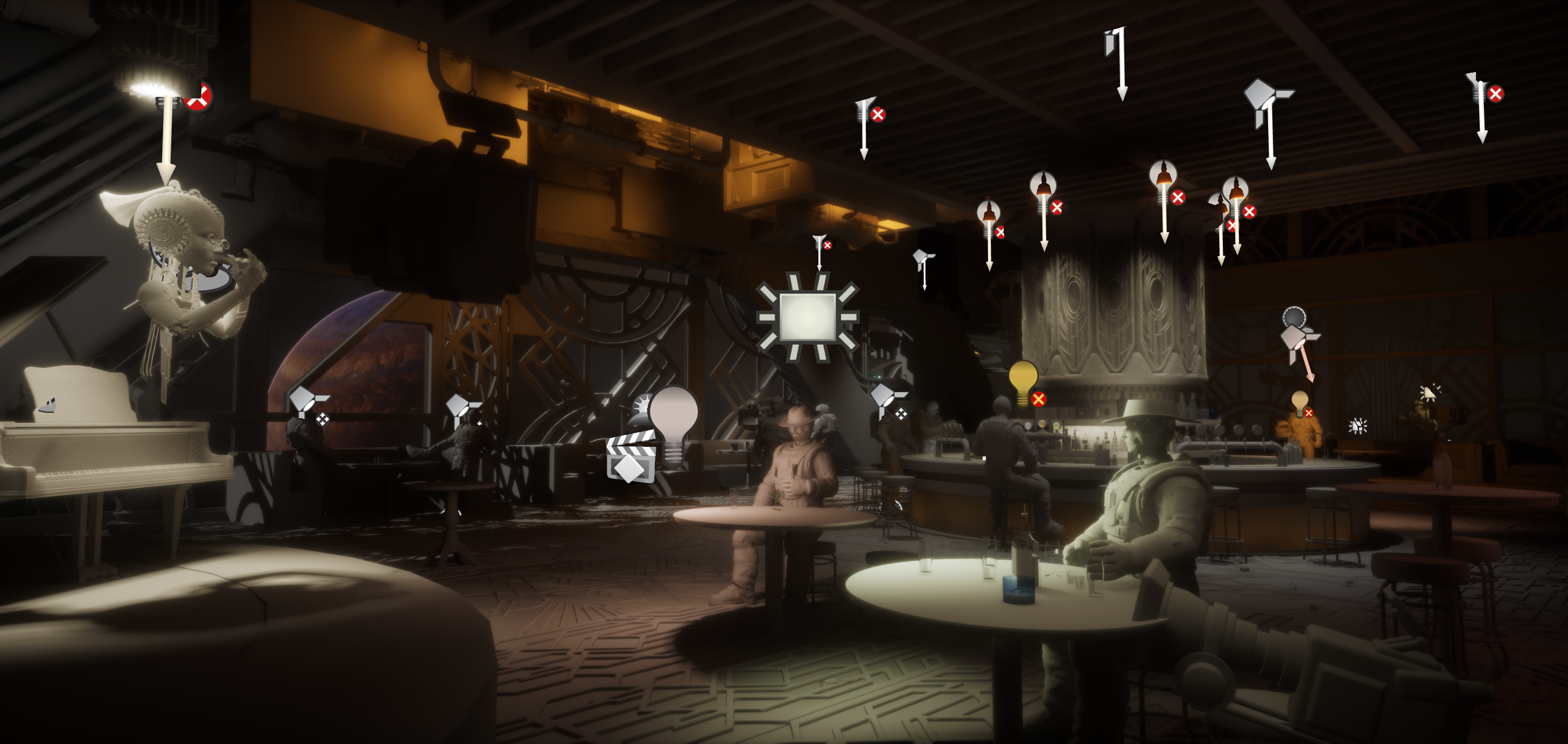 Cosmic Blue — scene design 03